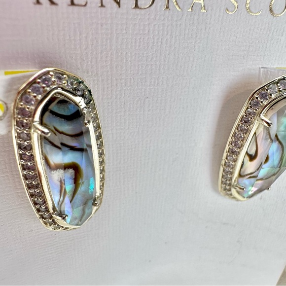 Kendra Scott Aston Abalone Stud Earrings - Picture 3 of 8